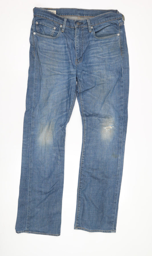 Levi's Men Straight Blue Jeans Size 34 Regular