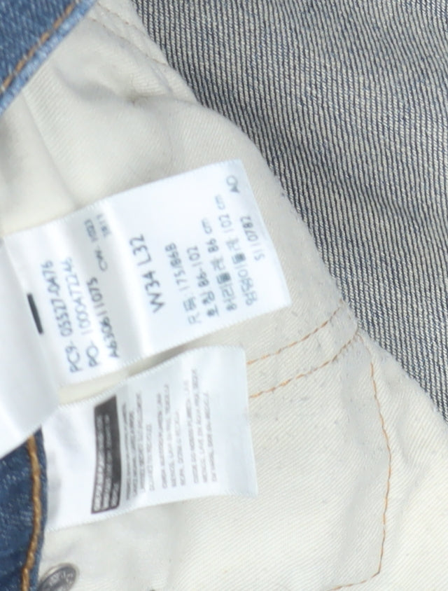 Levi's Men Straight Blue Jeans Size 34 Regular