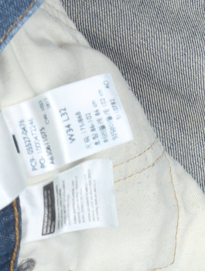 Levi's Men Straight Blue Jeans Size 34 Regular