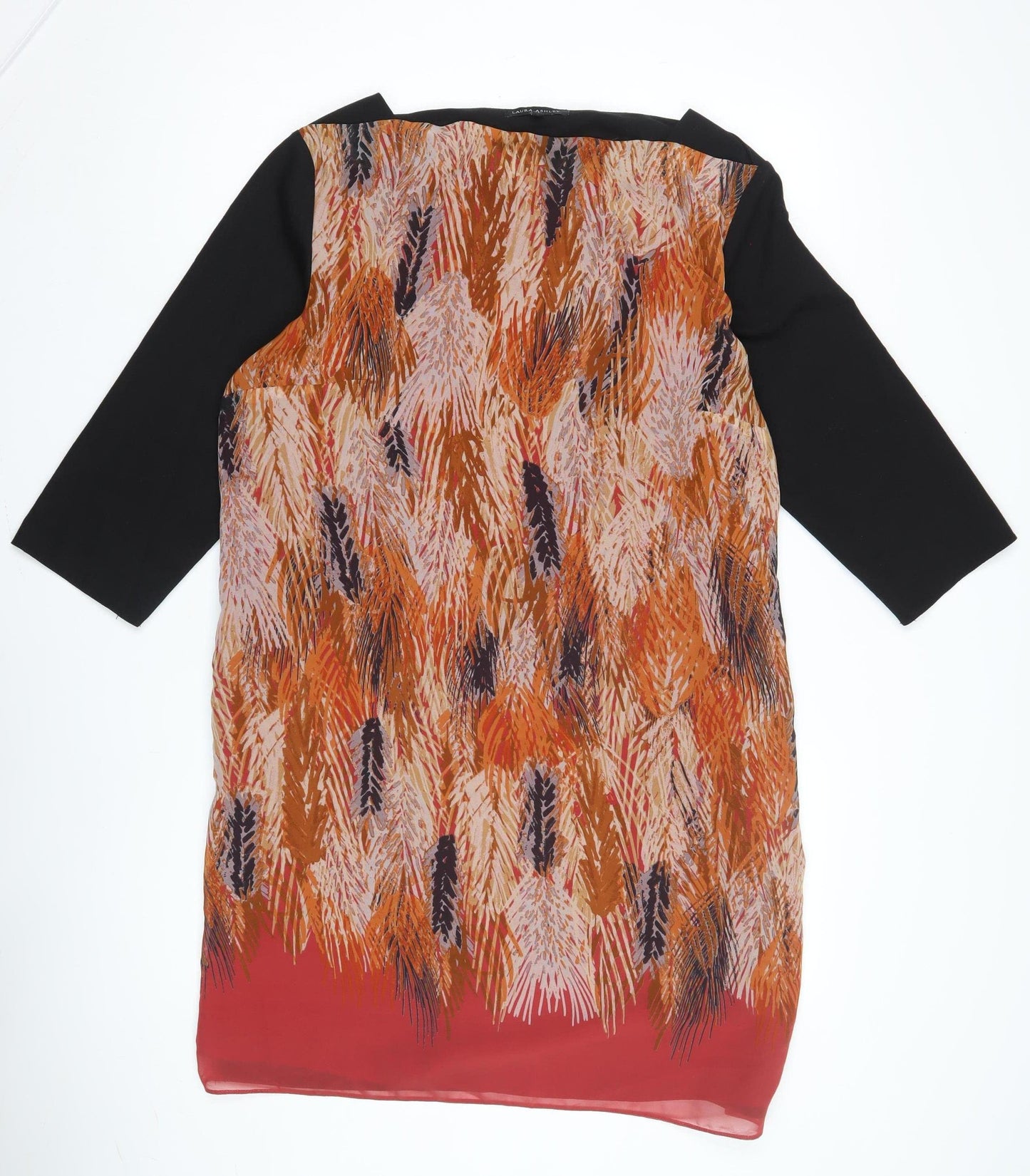 Laura Ashley Women’s Black Multicoloured Shift Dress