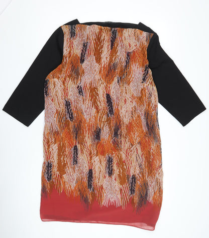 Laura Ashley Women’s Black Multicoloured Shift Dress