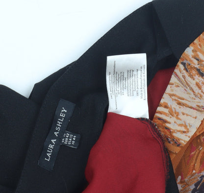 Laura Ashley Women’s Black Multicoloured Shift Dress