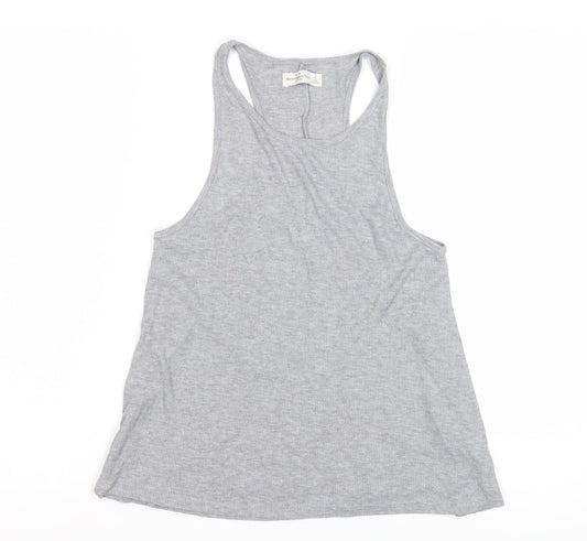 Abercrombie & Fitch Women’s Grey S Racerback Tank Top
