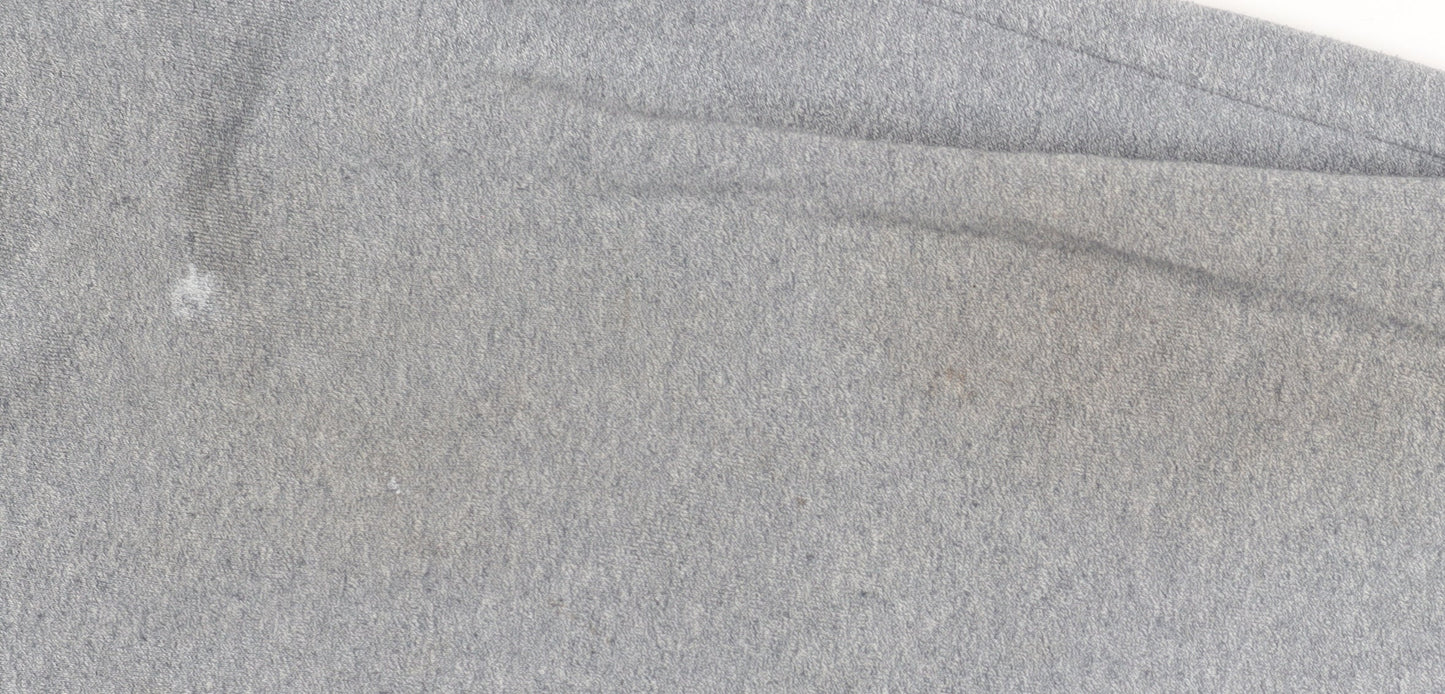 Reebok Men's Grey Sweatpants - Size L, Fleece, Relaxed Fit