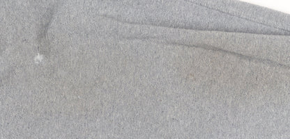 Reebok Men's Grey Sweatpants - Size L, Fleece, Relaxed Fit