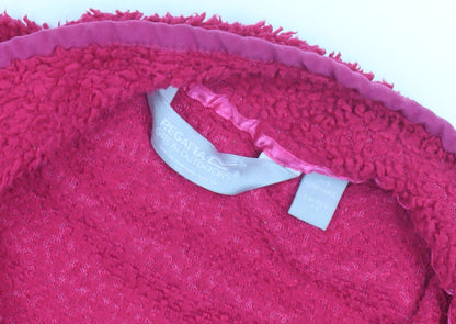 Regatta Girls Pink Fleece Jacket 7-8 Years