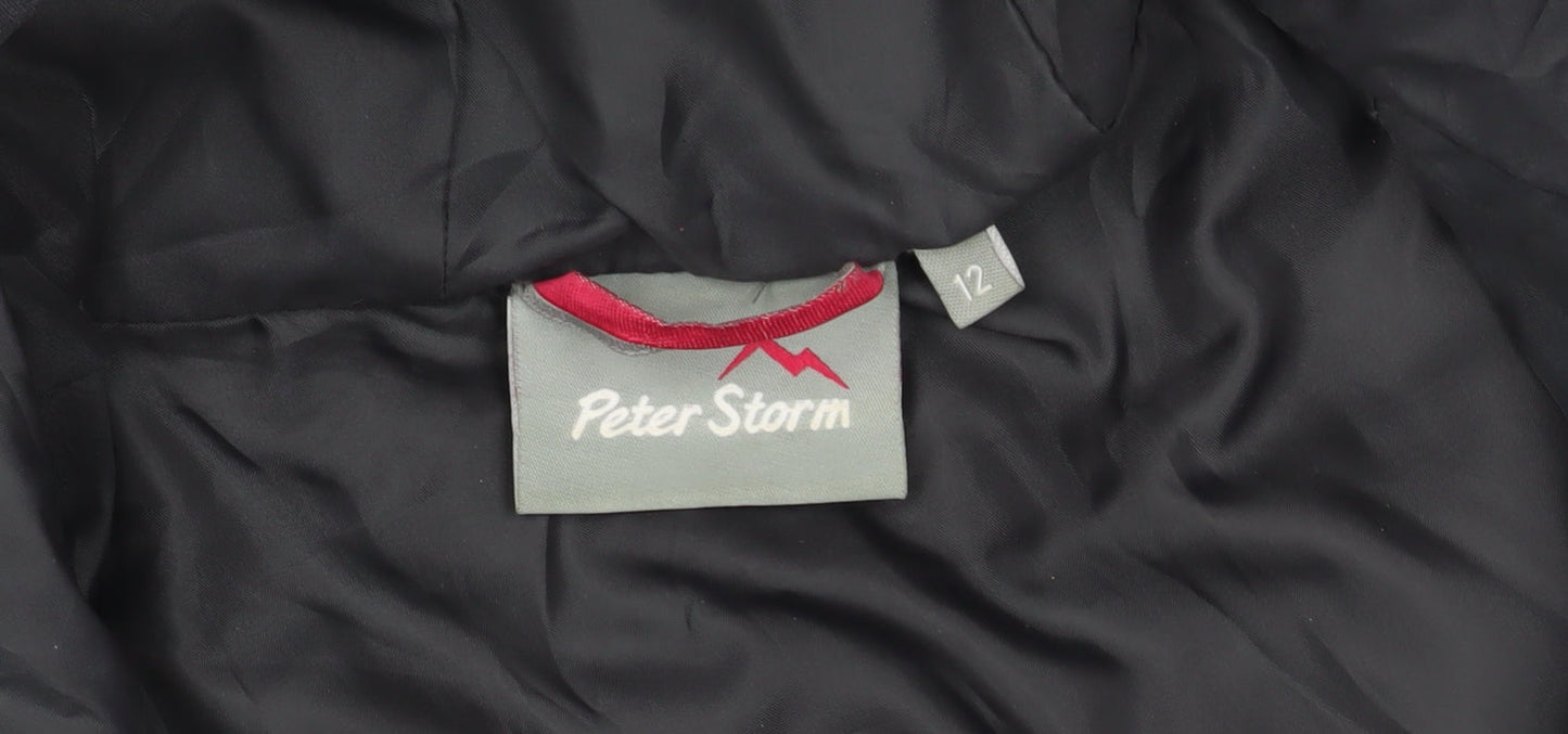 Womens UK Size 12 Peter Storm Black Puffer Jacket