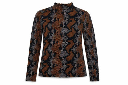 Womens UK Size 14 Warehouse Multicoloured Basic Blouse