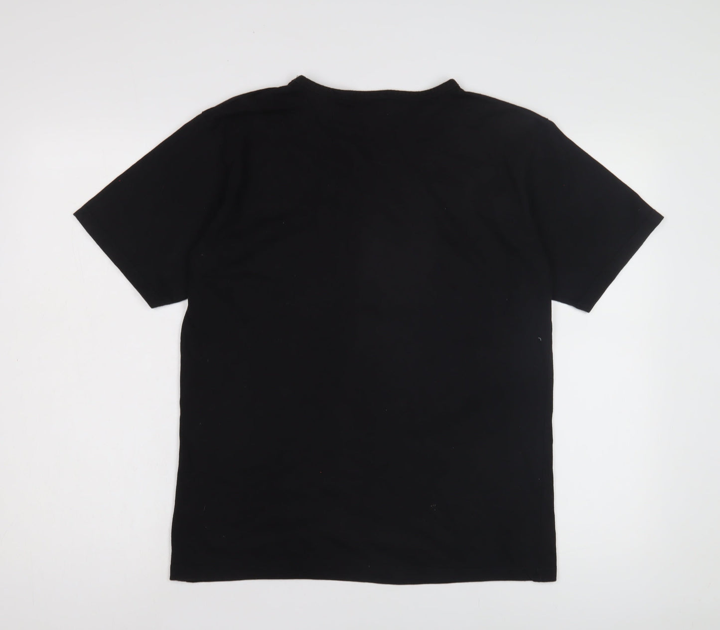Kangol Men's Black V-Neck T-Shirt Size S