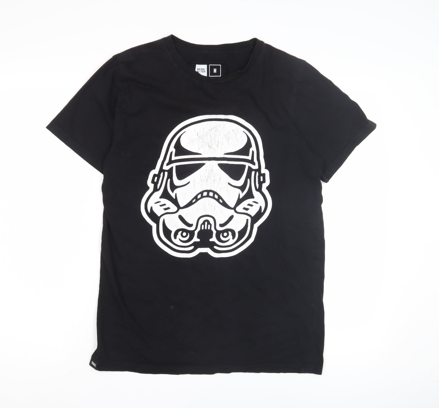 Dedicated Men's Black Star Wars T-Shirt M Movie Graphic