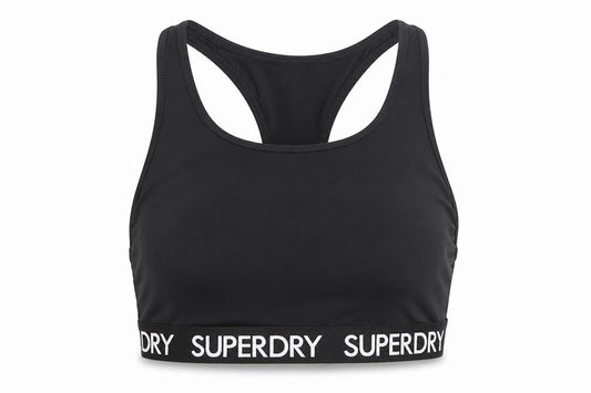 Superdry Black Women's Activewear Crop Top Size S