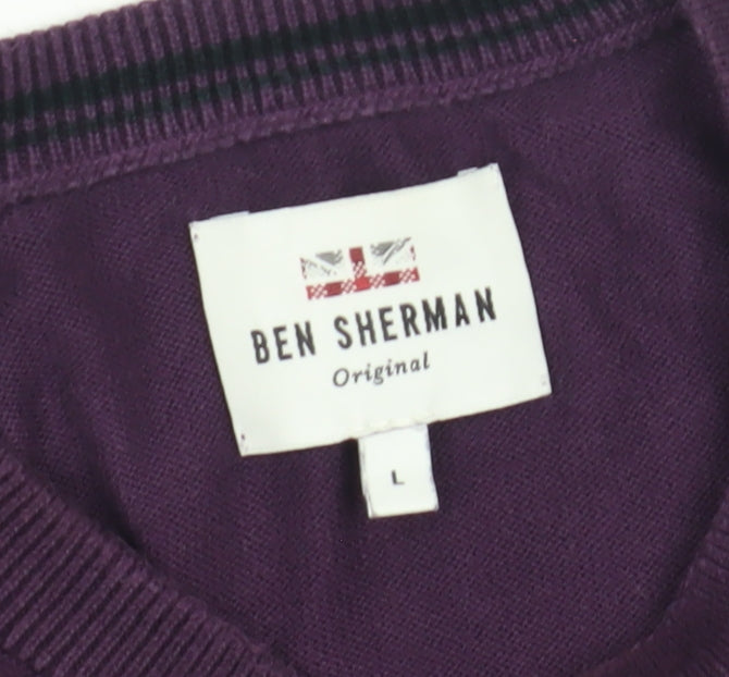 Ben Sherman Men's Grey Hooded Jacket Size M