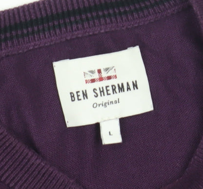 Ben Sherman Men's Grey Hooded Jacket Size M