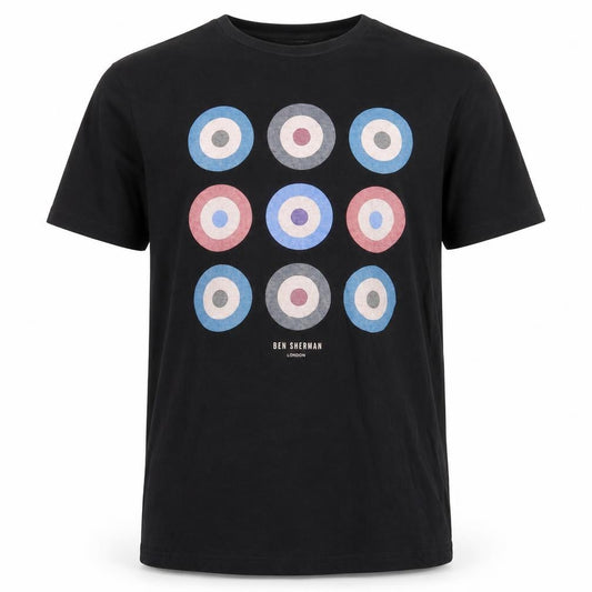 Mens UK Size M Ben Sherman Black  T-Shirt