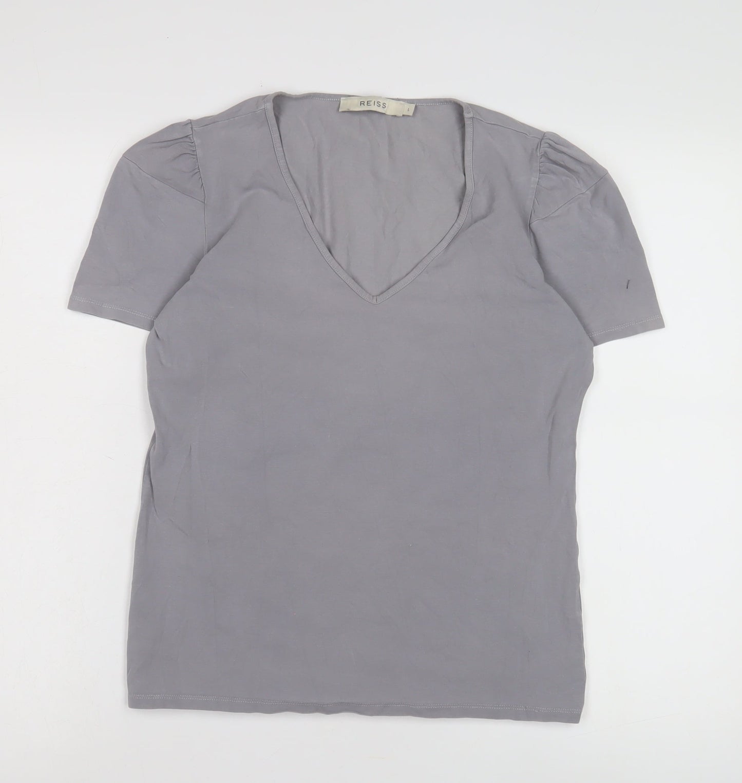 Womens UK Size L Reiss Grey  T-Shirt
