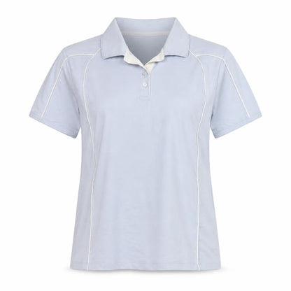 Womens UK Size M Calvin Klein Blue Basic Polo