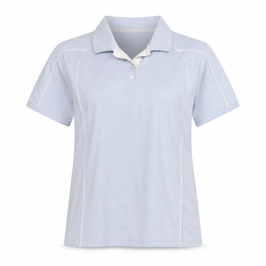 Womens UK Size M Calvin Klein Blue Basic Polo