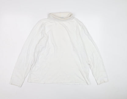 Womens UK Size L Lyle & Scott White  T-Shirt