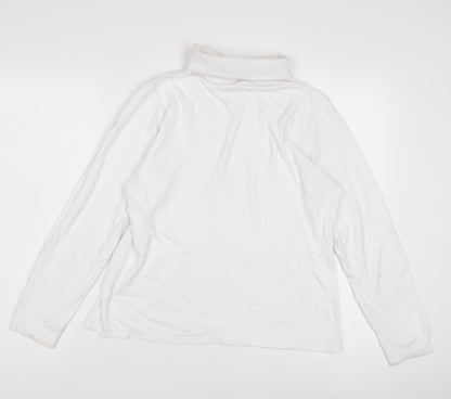 Womens UK Size L Lyle & Scott White  T-Shirt
