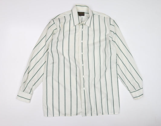 Mens UK Collar Size 15.5 Henry Bannerman Smart White  Dress Shirt