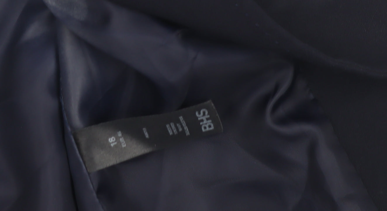 Womens UK Size 18 BHS Blue Basic Jacket