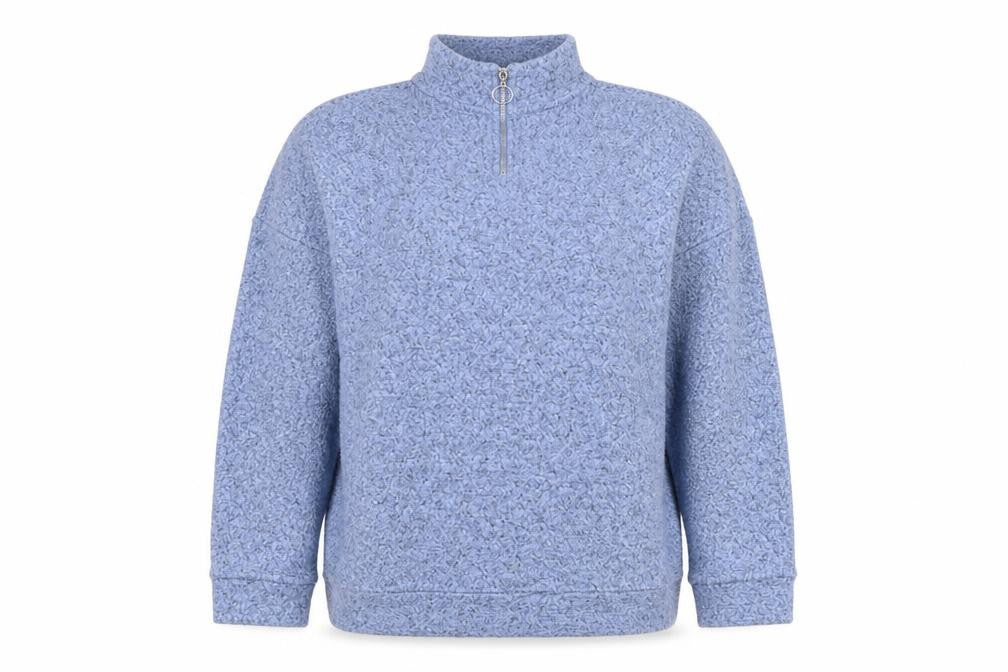 Womens UK Size 8 NEXT Blue Full Zip Sweatshirt