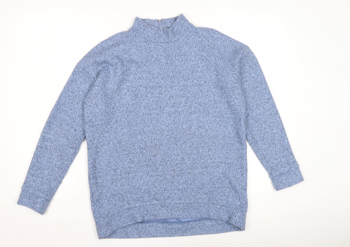 Womens UK Size 8 NEXT Blue Full Zip Sweatshirt