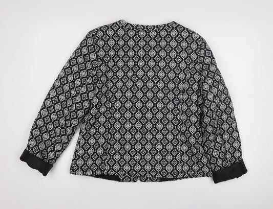 Womens UK Size 14 BHS Black Basic Jacket