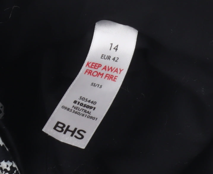 Womens UK Size 14 BHS Black Basic Jacket