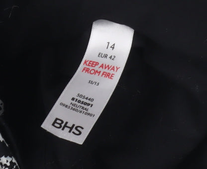 Womens UK Size 14 BHS Black Basic Jacket