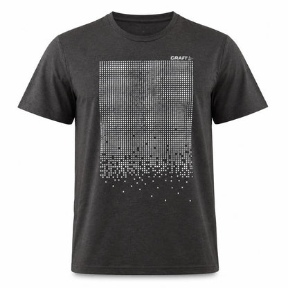 Craft Men's Black Graphic Print Medium T-Shirt