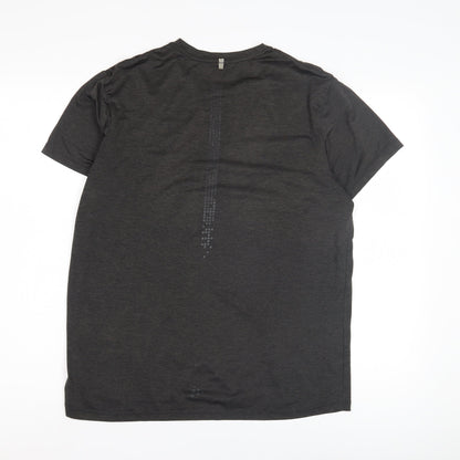 Craft Men's Black Graphic Print Medium T-Shirt