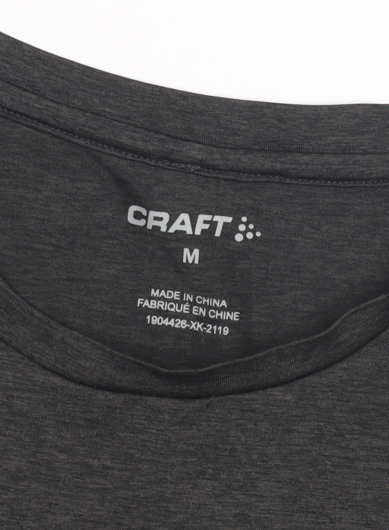 Craft Men's Black Graphic Print Medium T-Shirt