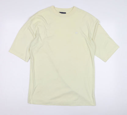 GADDI Men's Ivory Crew Neck T-Shirt L