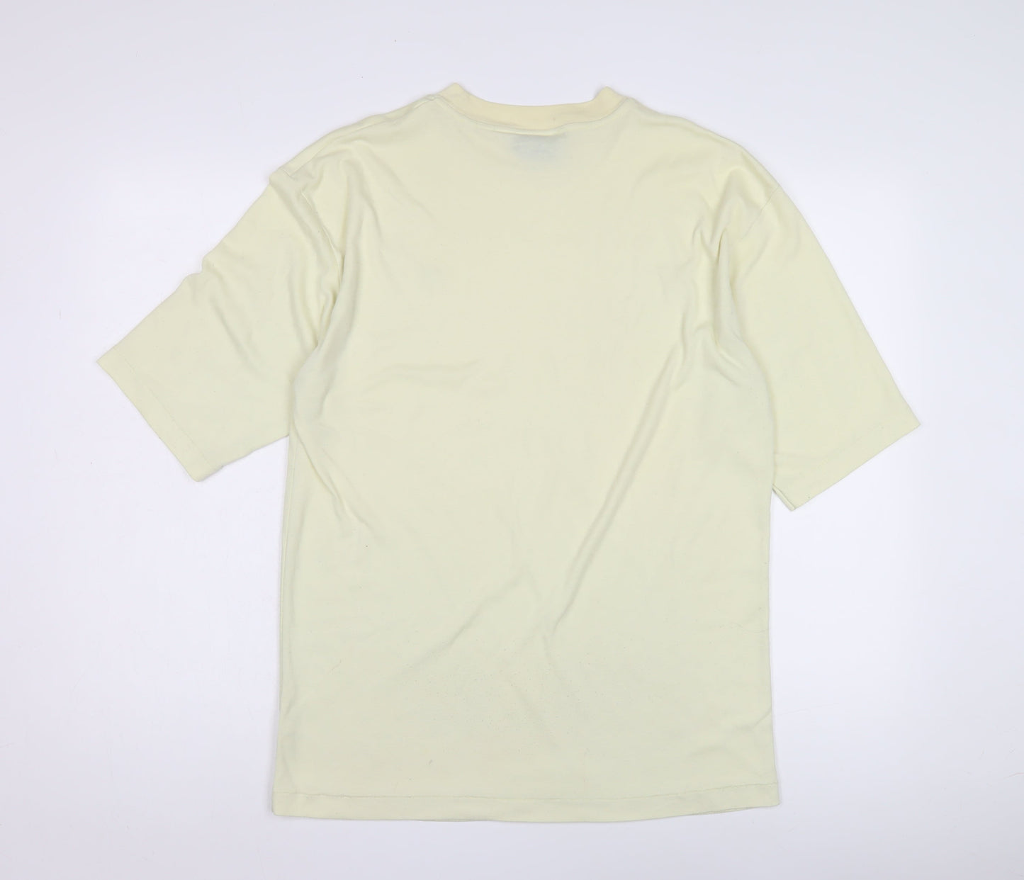 GADDI Men's Ivory Crew Neck T-Shirt L