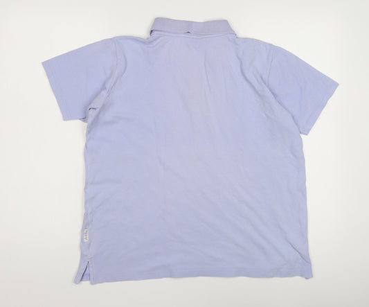 Womens UK Size M Joie de Vivre Purple  Polo