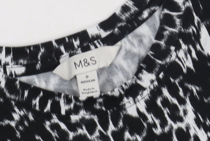 Marks & Spencer Women's Animal Print Dress Sz 8