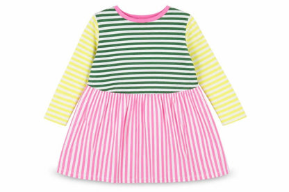 ASOS Women's Multicoloured Stripe A-Line Dress, Size 12
