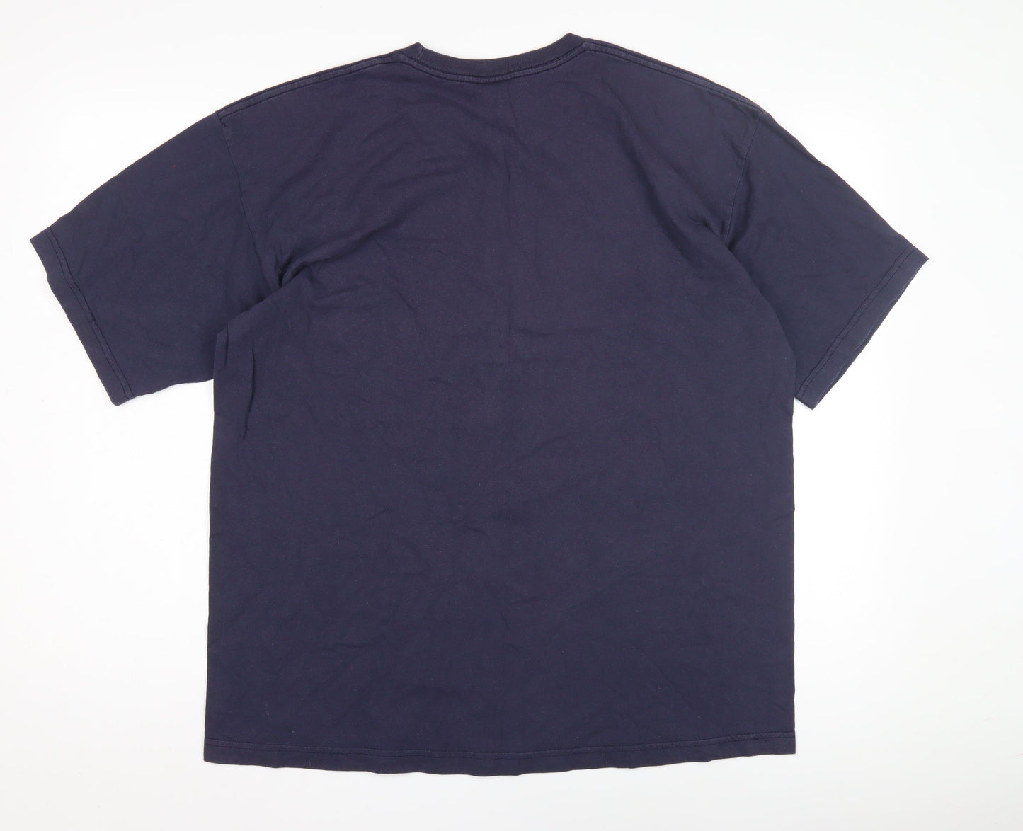 Bayside Men's XL Blue Graphic Patriotic T-Shirt