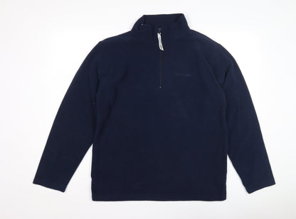 Trespass Men's Blue Fleece Pullover Sweatshirt M
