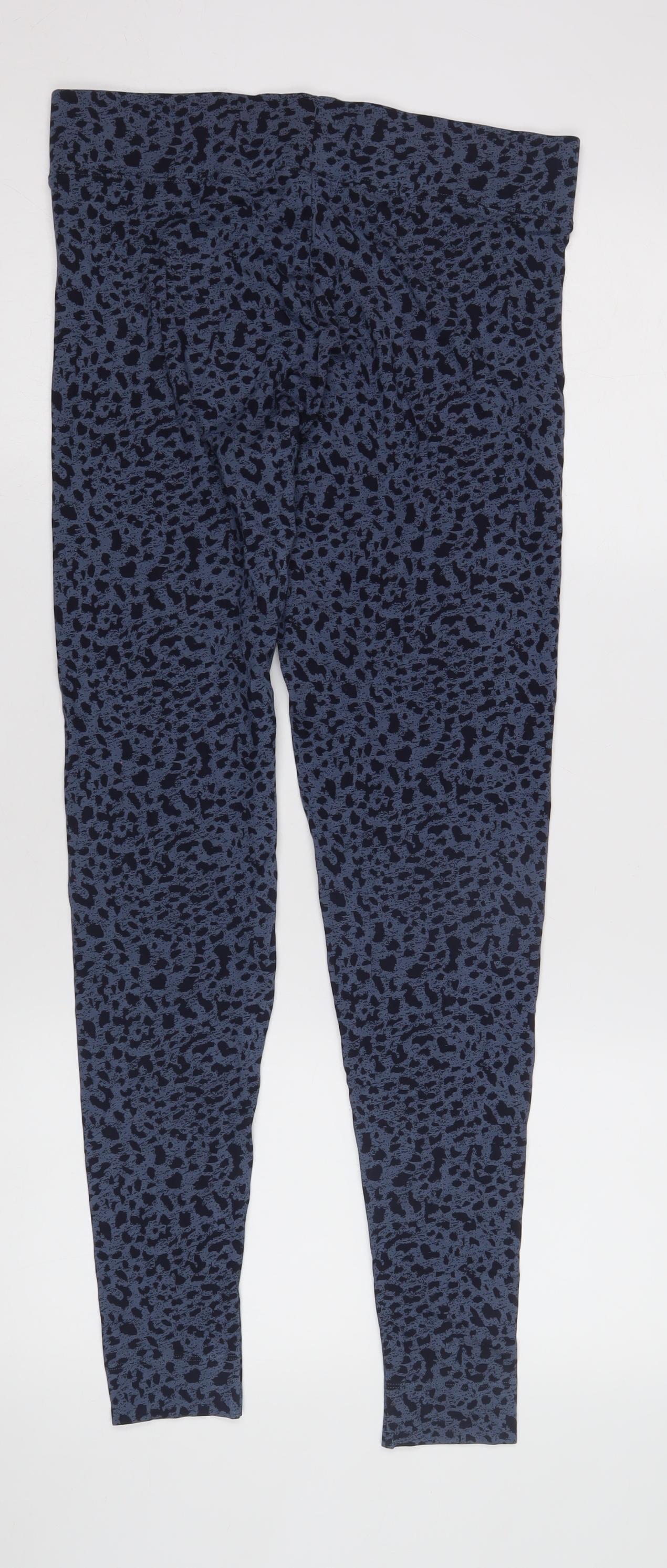 Womens UK Size 12 Marks and Spencer  Leggings Blue Leggings