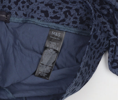 Womens UK Size 12 Marks and Spencer  Leggings Blue Leggings