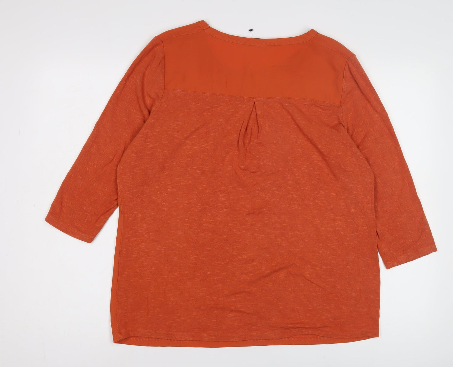 Womens UK Size 14 Bonmarché Orange  T-Shirt