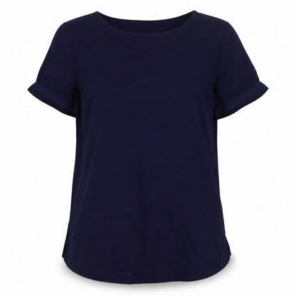 Womens UK Size M Lands' End Blue  Blouse