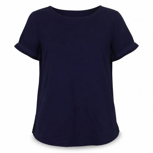 Womens UK Size M Lands' End Blue  Blouse