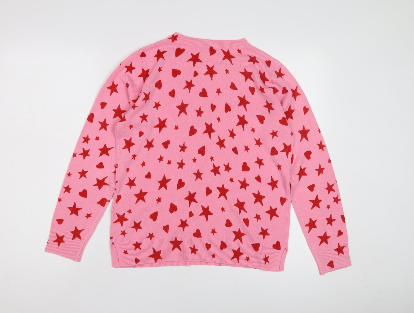 Womens UK Size 12 Marks and Spencer Pink Pullover Jumper