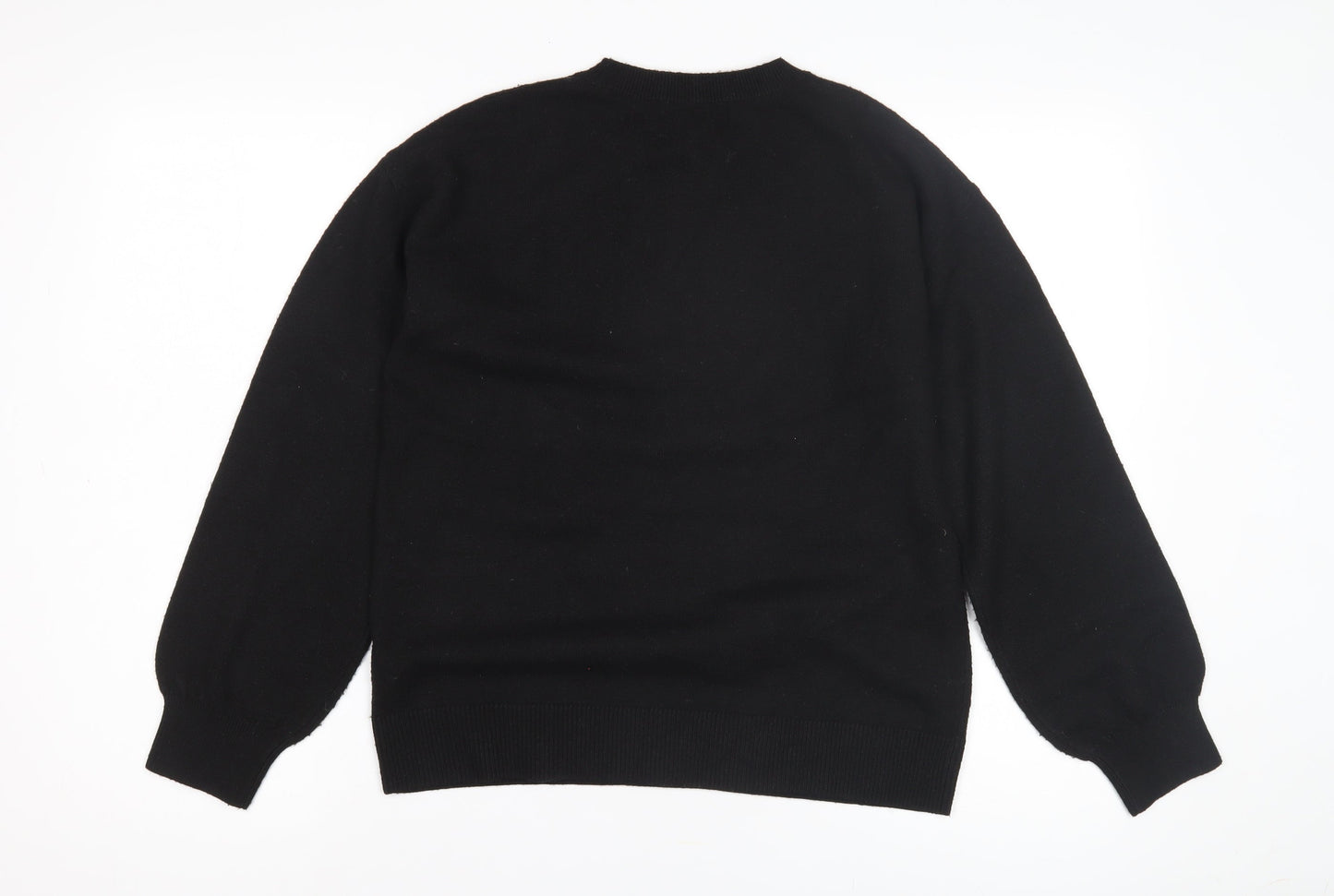 Womens UK Size S Marks and Spencer Black Pullover Jumper