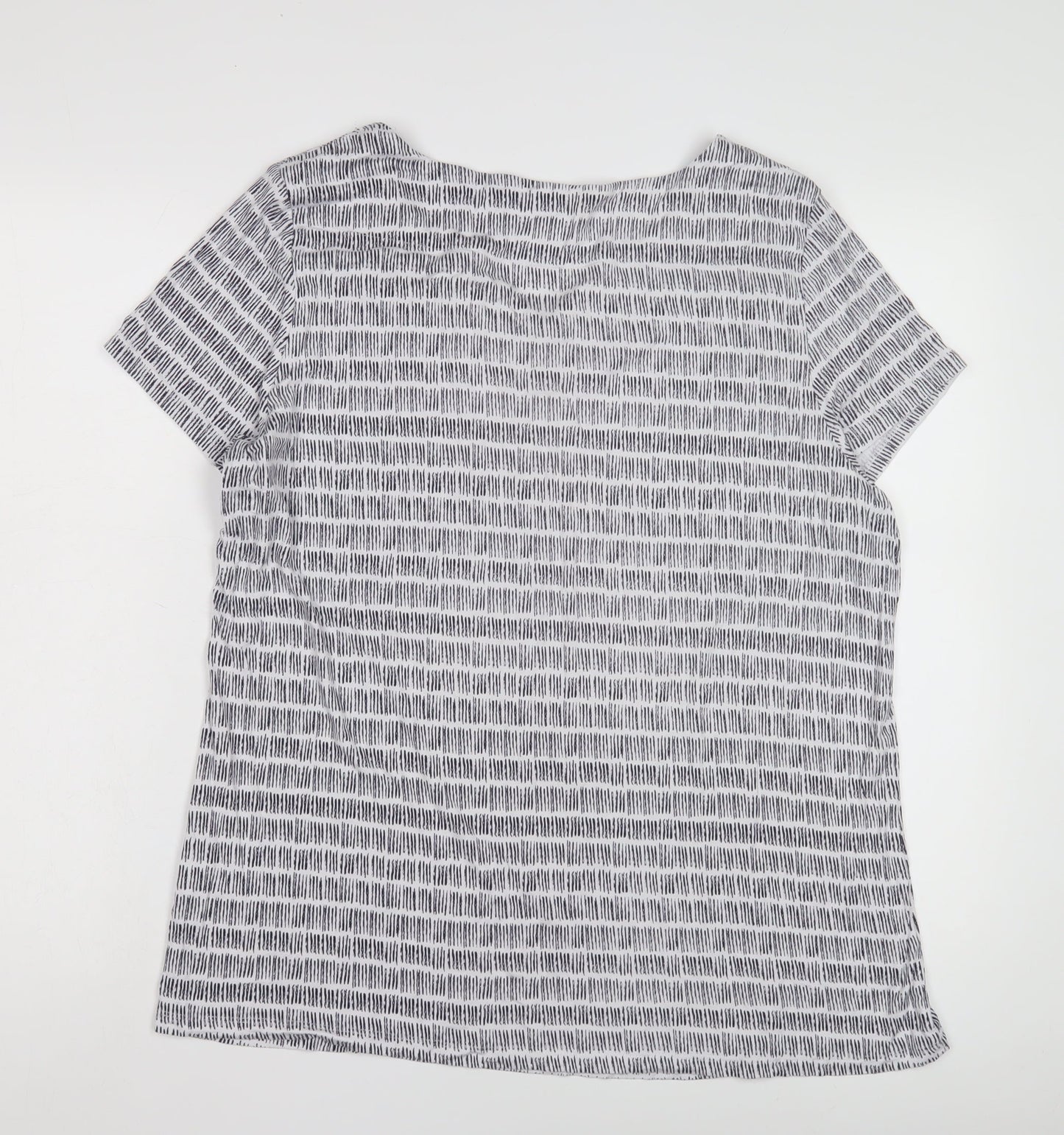 Womens UK Size 18 Bonmarché Multicoloured Basic T-Shirt