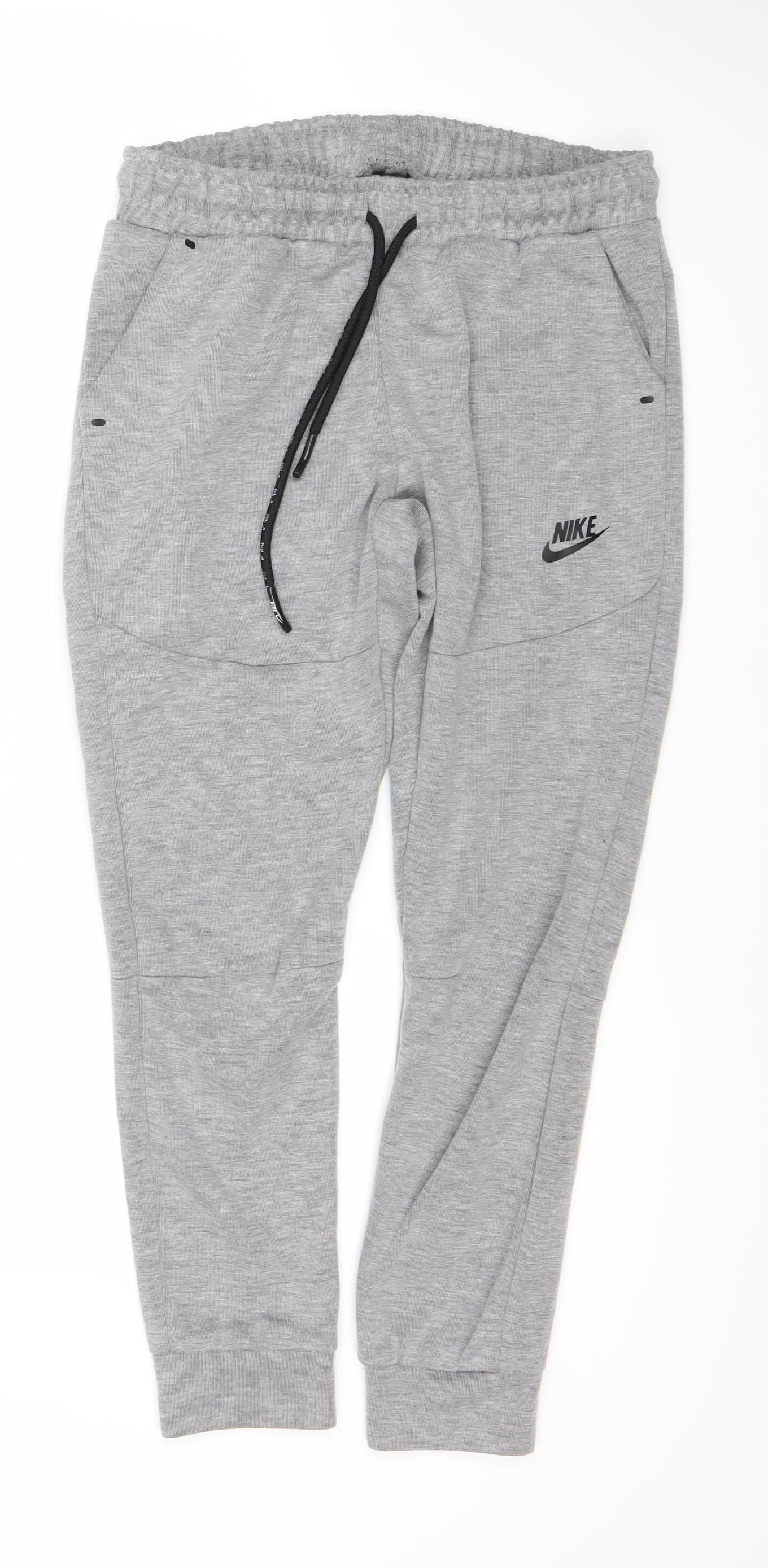 Nike Men's Grey Jogger Trousers S - Gym & Training