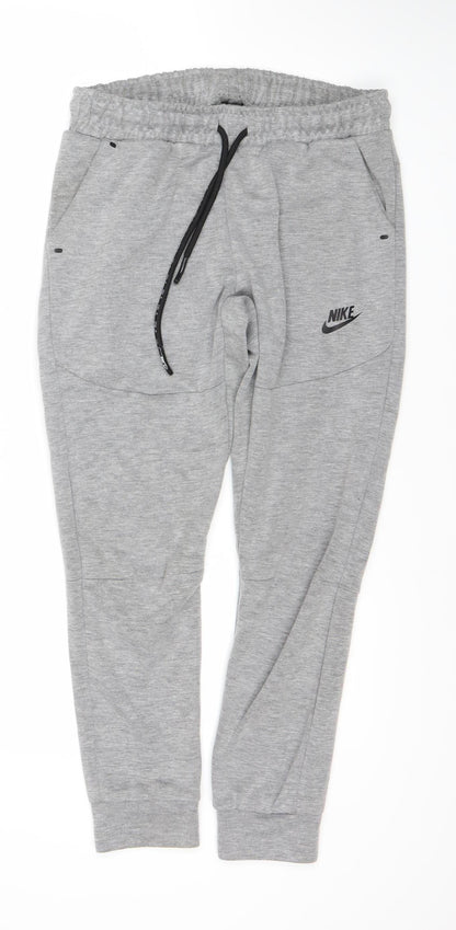 Nike Men's Grey Jogger Trousers S - Gym & Training